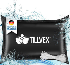 Tillvex® Zwembadkussen - 200x240cm - Zwembadafdekking - Waterdicht - Zwart