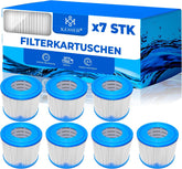 KESSER® Filter voor Whirlpool 7 x filterpatronen, vervanging SPA-filter, maat VI-cartridges, waterfilter, zwembadfilter, compatibel met Lay-z-Spa Intex vervangt de originele cartridge