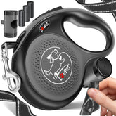 Lovpet® Hondenriem - Rollijn - 3 meter - Antislip - Grijs