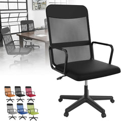 Ergonomische Bureaustoel - Office Chair - Gamestoel - Volwassenen - Zwart •