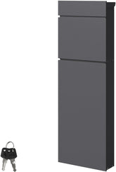 Brievenbus - Wandbrievenbus - Vrijstaand - Antraciet - ML-Design