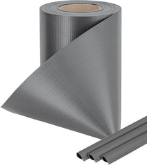 KESSER® PVC Inkijkwerende strips, inkijkbescherming, rol, dubbele spijlen, omheining, ondoorzichtig, 70 m x 19 cm, 60 bevestigingsclips, weerbestendig en windscherm, hekfolie, inkijkbescherming, tuin,