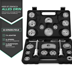 Remzuiger Terugstelset - Remklauw terugstelset - 22 Delig - Zwart - TRESKO
