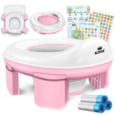KIDIZ® Toiletbril voor kinderen - Kindertoiletbril - WC verkleiner - Roze