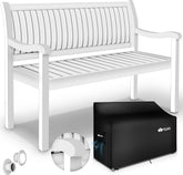 Houten Tuinbank - Weerbestendig - Zitbank - Wit - Tillvex®