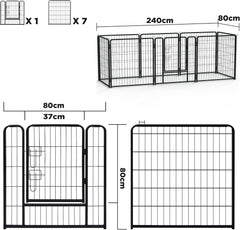 Puppyren - Hondenren- Dierenren - 80 cm hoog - XMTECH
