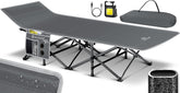Veldbed - 1 Persoons - Kampeerbed - Stretcher - Grijs - KESSER®