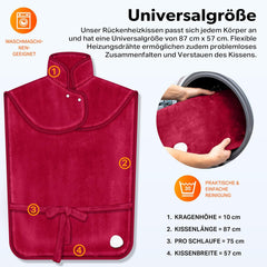 Sinnlein® Verwarmde bodywarmer - Verwarmd vest - Rood