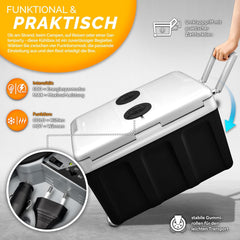 Koelbox Elektrisch – 12V en 230 volt - Coolbox - Frigobox - 40L – Antraciet
