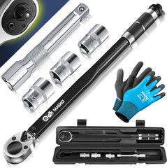 MASKO® Momentsleutel - 6-delig set - 40-210Nm - Zwart