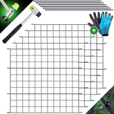 Schapenhek - Vijverhekwerk - Tuinhek - 5 Stuks - 71x66cm - Antraciet - KESSER®