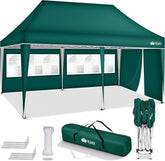 Tillvex® Partytent - 3x6m - Paviljoen - Easy Up - Groen