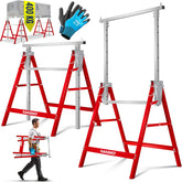 MASKO® Schraag - Telescopisch Werkbok - Hoogte verstelbaar - Rood