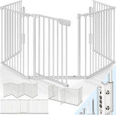 Veiligheidshek - Haardscherm - Hondenhek - 360 cm - Grijs - KIDUKU®