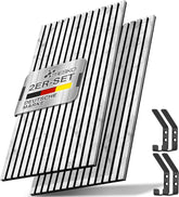 Wandpanelen - Akoestische panelen - Lattenwand - 2 stuks - 120x60 cm - Wit - TRESKO