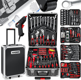 MASKO® 1299 delige gereedschapskoffer - Gereedschapswagen - Zwart
