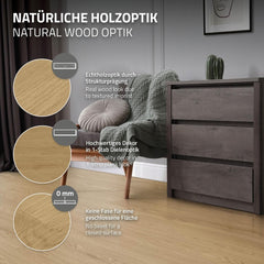 Laminaat - PVC vloeren - 91,5x15,3 cm - 2,23 m²/16 planken - Bruin - ML-Design