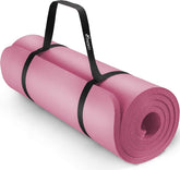 Yogamat - Fitness mat - Sportmat - Yoga mat extra dik - Roze - TRESKO