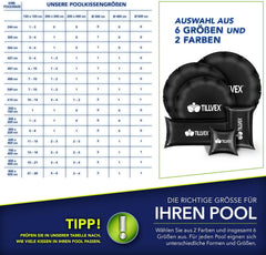 Zwembad kussen - Luchtkussen zwembad - 500 cm - Zwart - Tillvex®