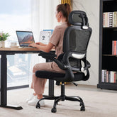Ergonomische Bureaustoel - Office Chair - Gamestoel - Volwassenen - Zwart - TRALT