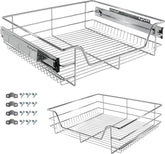 Keukenlade - Telescopische lade - 60 cm - RVS - Arebos®