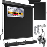 KESSER® Klemluifel - Balkonluifel - Zonwering - 160x250cm - Zwart