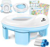 KIDIZ® Toiletbril voor kinderen - Kindertoiletbril - WC verkleiner - Blauw