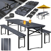 KESSER® Biertafel - Picknicktafel - Opvouwbaar - Antraciet •