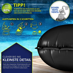 Zwembad kussen - Luchtkussen zwembad - 500 cm - Zwart - Tillvex®