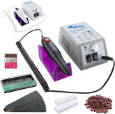 Sina Nagelfrees, frees, manicure nagel, 30-delige diamantfreesset + 100 schuurhulzen + 2 vijlblokken