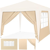 KESSER® Zijwand voor paviljoen - 3x3m - Beige •