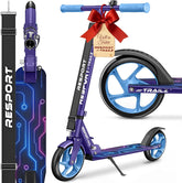Kinderstep - Verstelbaar - Vouwbaar - Paars/Blauw - RE:SPORT