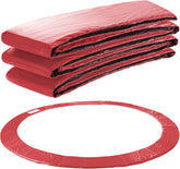 Trampoline rand - Beschermrand - 396 cm - Rood - AREBOS