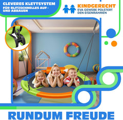 Nestschommel - Buitenspeelgoed - Schommel - 120 cm - Regenboog - KESSER®