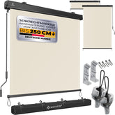 KESSER® Klemluifel - Balkonluifel - Zonwering - 200x250cm - Beige