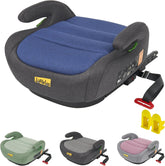 Zitverhoger isofix - Stoelverhoger auto - 6-12 jaar - Blauw - Jovikids