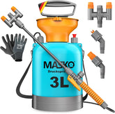 MASKO® Drukspuit - 3 Liter - Incl. draagriem - Blauw