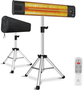 Infrarood Verwarming - Terrasverwarmer - Elektrische Heater - Zwart - KESSER®