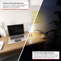 Tafellamp - Bureaulamp - Tafellamp slaapkamer - Wit