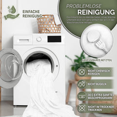 Sinnlein® Elektrische deken - Warmtedeken - 150x80cm - Wit