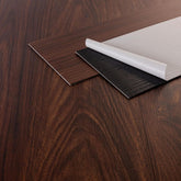 Laminaat - PVC vloeren - 91,5x15,3 cm - 2,23 m²/16 planken - Donkerbruin - ML-Design