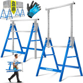 MASKO® Schraag - Telescopisch Werkbok - Hoogte verstelbaar - Blauw