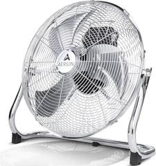 Vloerventilator - 30 cm - Industriele ventilator - Zilver - AERSON