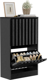 Schoenenkast - Schoenenrek - 52x24x86,5 cm - Zwart - UEV