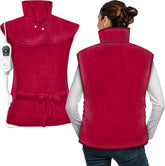 Elektrisch Warmtekussen voor Rug, Schouders en Nek - Heating Pad - Verwarmingskussen - Rood - Sinnlein®