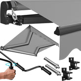 Luifel - Zonnescherm - 300x250 cm - Grijs - KESSER®