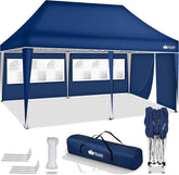 Tillvex® Partytent - 3x6m - Paviljoen - Easy Up - Blauw