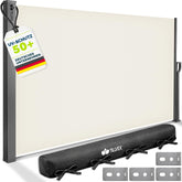 Windscherm uittrekbaar - Oprolbaar - Uitschuifbaar - Camping - 200x300 cm - Beige - Tillvex®