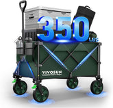 Bolderkar - Opvouwbaar - Bolderwagen - Groen - VIVOSUN