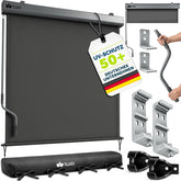 Klemluifel - Balkon luifel - Verticale luifel - 200x250 cm - Antraciet - Tillvex®